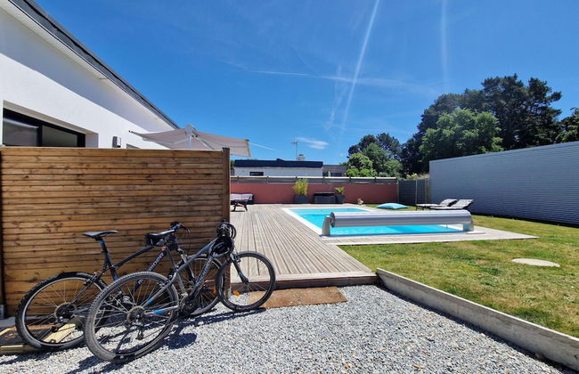 Beautiful House With Heated Pool, Ploemeur - Foto 12