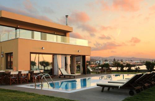 Kimona Villa Seafront Swimming Pool Jacuzzi 6 Bedrooms 21 PAX Kouvohori Villas Crete - Photo 2