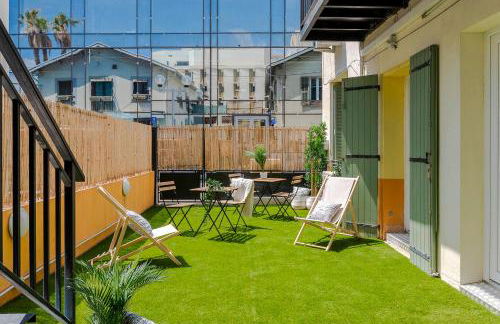 Villa Maska - Studios avec Terrasse proche plage et aéroport de Nice - Foto 13