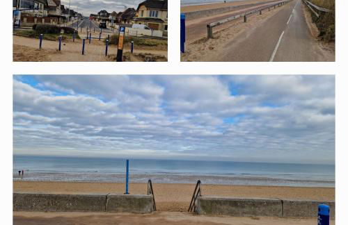 Villa Poppies Holiday Charme et Luxe 14 Pers SPA Privé Jardin Clos 300 m Plage du Débarquement à Pied Mer Familles Groupes EVG Baby-foot Ouistreham - Photo 17