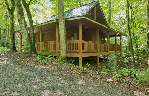 Cozy Creekside Cabin with Wraparound Porch home - Foto 26