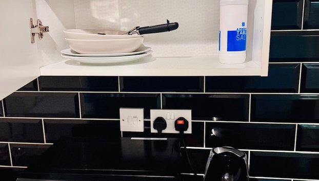 Derby Spacious Room Studio in City Centre - Foto 3, Cocina privada