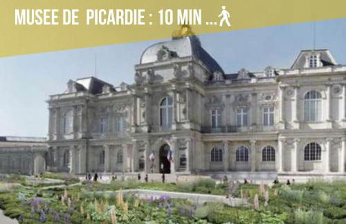 Les Perles Amiénoises-Suite Luxe Centre-Parking - Foto 18