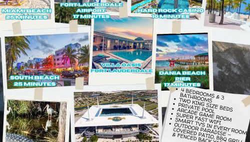 Sleeps 12 Private Pool & Gameroom near Casino, Beaches & Hard Rock Stadium - Foto 3, Shopping Area, young children, Other