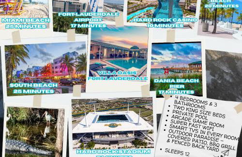 Sleeps 12 Private Pool & Gameroom near Casino, Beaches & Hard Rock Stadium - Foto 3