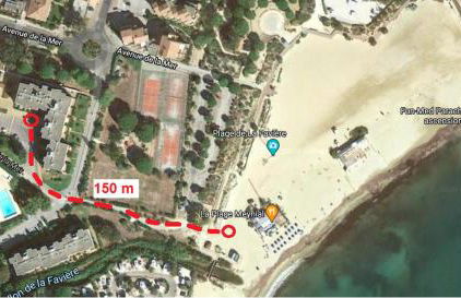 Studio cabine Les Rives de la Favière piscine et tennis les pieds dans l'eau - Foto 10