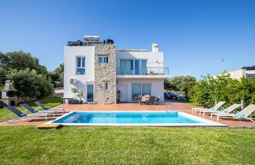 DIMITRA apartment with private pool and sea view -the ground floor of a two storey building - Foto 1