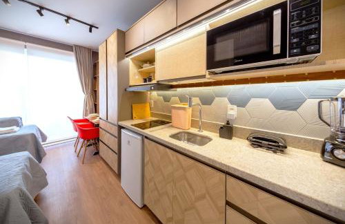 Estúdio charmoso com vaga e sacada a 50 metros do Metrô Luz - Foto 29