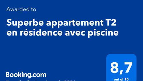 Superbe appartement T2 en résidence avec piscine - Photo 2