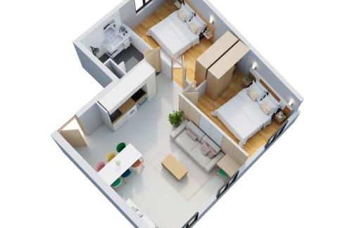 La Confortable - Spacieux T3 familial 6pers - Bonn'appartts-sur-Seine - Foto 3