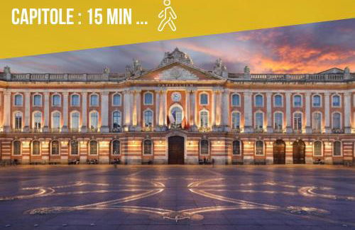 Ô Merveilleux Compans - Centre ville Toulouse - Wifi, TV - Foto 17