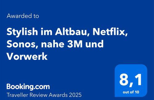 Stylish im Altbau, Netflix, Sonos, nahe 3M und Vorwerk - Foto 21