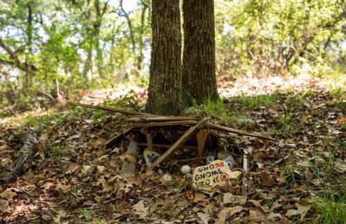 Hobbit Treehouse with waterfall on the Brazos River! 350 acres! Tubing! Petting zoo! - Foto 36