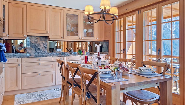 Chalet Snowflake - Foto 5, Kitchen / Dining Room