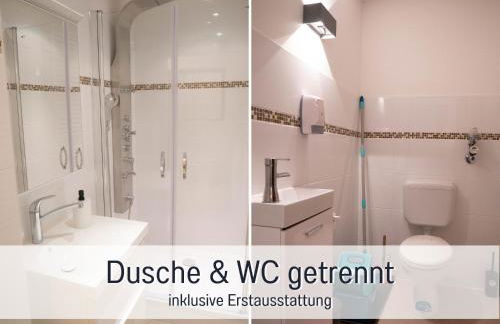 Fewokoko-Privat Apartment Zentral Lorettoviertel Rheinufer Altstadt Messe Landtag Königsallee - Foto 22