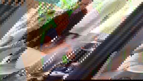 Disfrutando de la experiencia culinaria