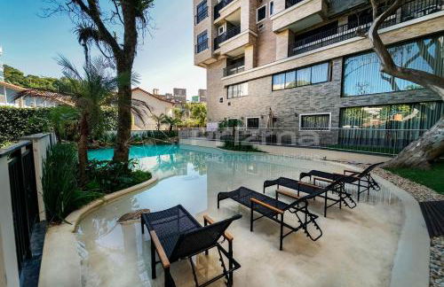 306 Bl 03 - WaldGarten Bombinhas - 50 m do Mar e Frente Avenida - Condomínio de Alto Padrão - Piscina - Academia - Salão de jogos - Foto 39