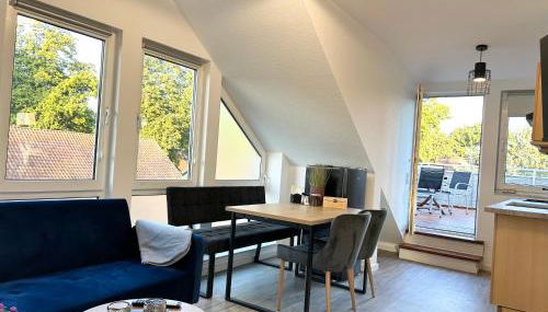 LGH-Moderne, ruhige Wohnung, Nähe zum Flughafen und Autobahn, 24h-self-check-in, vollausgestattet, DisneyPlus, Waschmaschine - Foto 3