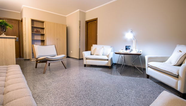 Zona de estar del vestíbulo