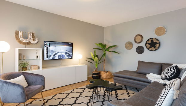 Sea-view Apartment in Den Haag near Beach - Foto 2, Sala de estar