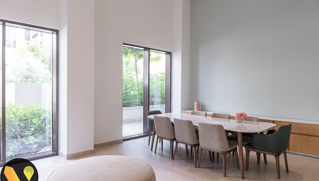 Zona de estar del vestíbulo