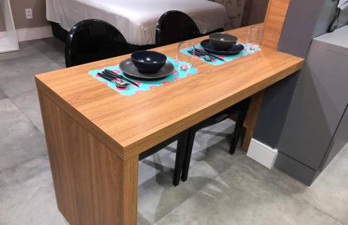 Lindo Studio 5min Av Carlos Gomes e Consulado USA - Foto 8