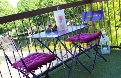 Le Clos Pichot - Studio avec balcon, parking privé - 5mn Gare - Foto 4