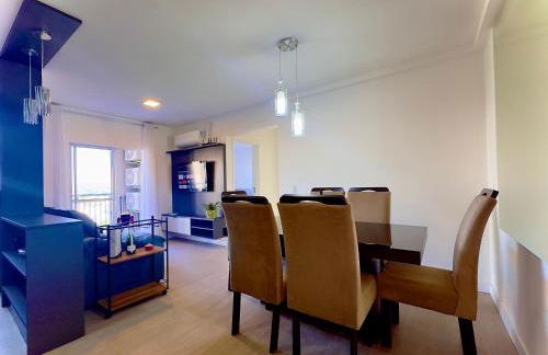 Aptos em Bal Piçarras a150m da PRAIA, dois quartos, sala de estar, COZINHA COMPLETA, SACADA com CHURRASQUEIRA, WI-FI, PISCINA, PORTARIA 24h, PLAYGROUND e QUADRA DE ESPORTES - Foto 23