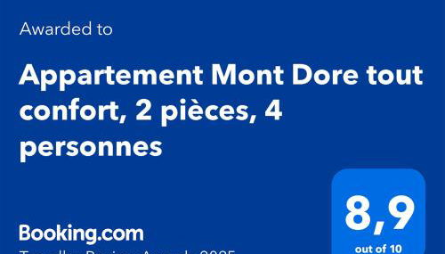 Appartement Mont Dore tout confort, 2 pièces, 4 personnes - Foto 2