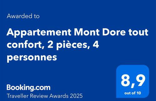 Appartement Mont Dore tout confort, 2 pièces, 4 personnes - Foto 2