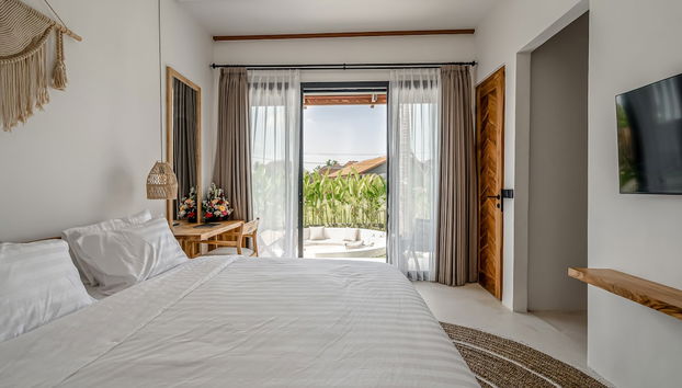 Berapi Villa by EVDEkimi – Spacious 3BR Villa with Pool & Kitchen close to Ubud Attractions - Foto 3, Habitación