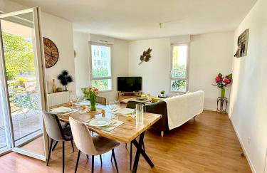 Spacieux T3 - lumineux - île de Nantes & centre ville avec terrasse et parking - Foto 5