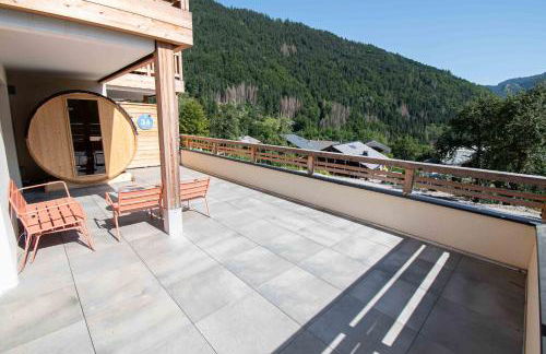 Dans résidence neuve LE SNOW ROC sur les pistes, grand studio cosy 5 pers avec terrasse panoramique, SAUNA, WIFI - Foto 19