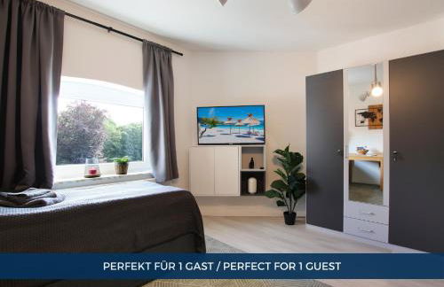 RtR Apartment Herne - Für 1 Person - Voll ausgestattet - Zentrum - Parken - Smart TV - WIFI - Modern - Foto 2