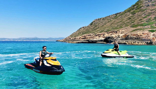 Reserva Natural de los Deltas en moto de agua desde Palma - Foto 2, Motos por las aguas de Mallorca