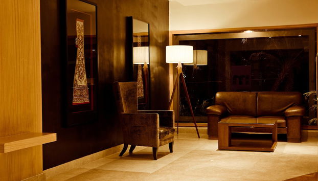 Zona de estar del vestíbulo