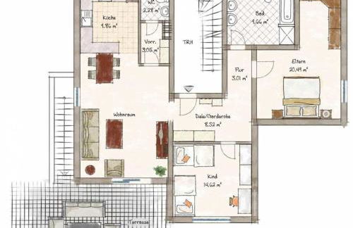 Holiday apartment in Pähl with swimming pool - Foto 23