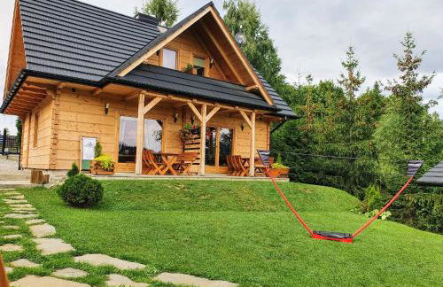 Borowikowe Zacisze drewniane domy z kominkami - Foto 36