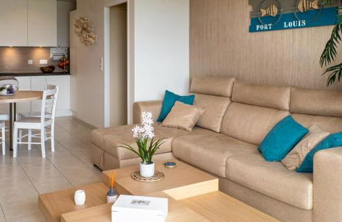 Port-Louis: Appartement T2 avec Terrasse, Parking et Wifi - FR-1-349-159 - Foto 2