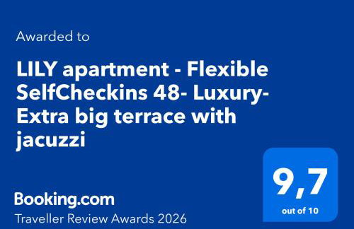 LILY apartment - Flexible SelfCheckins 48- Luxury- Extra big terrace with jacuzzi - Foto 2