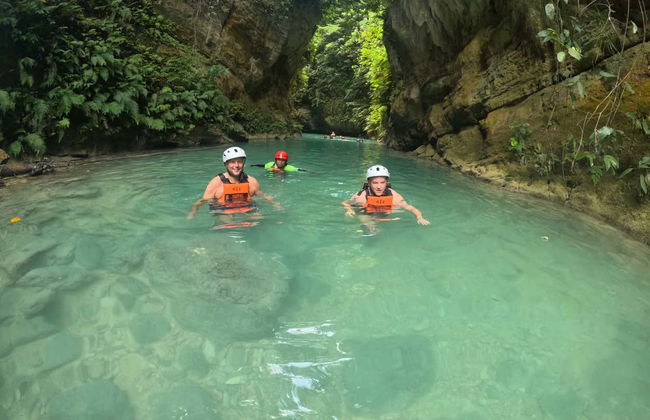 Excursão às cataratas de Kawasan - Foto 5