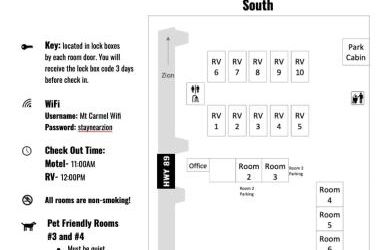 The Park Cabin at Mount Carmel Motel and RV Park - Foto 32