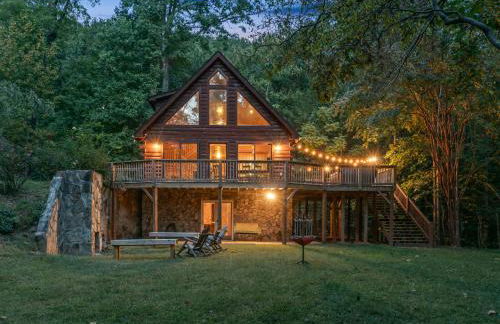 Spectacular Log Cabin Home 45 minutes to Asheville - Foto 49