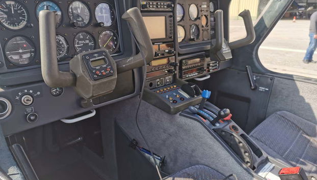 Cuadro de mandos de la avioneta