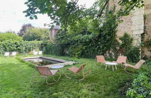 Maison historique au cœur de Nogent-le-Rotrou, 6 chambres, piscine chauffée, idéal pour familles et amis - FR-1-581-121 - Foto 15
