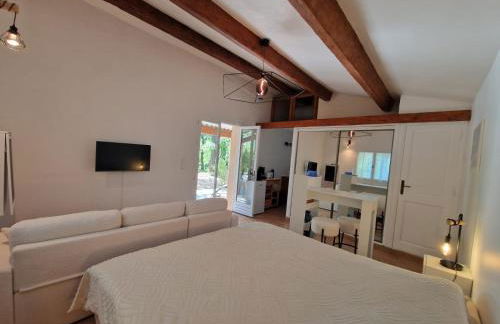 logement entier en pleine nature avec jardin terrasse tennis pétanque piscine - Foto 34