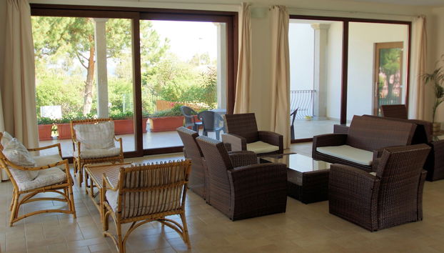 Zona de estar del vestíbulo