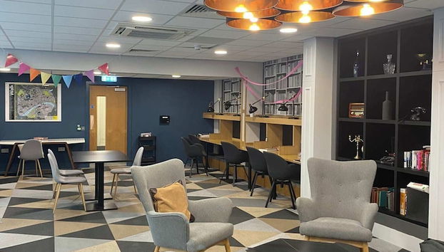 Sala de estar do lobby