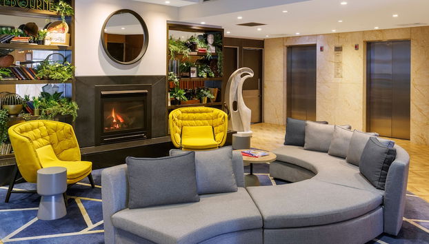 Sala de estar do lobby