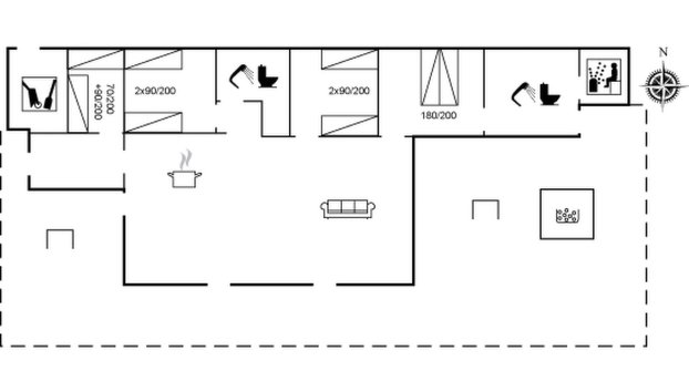 "Anelle" - 500m from the sea - Photo 2, Floorplan
